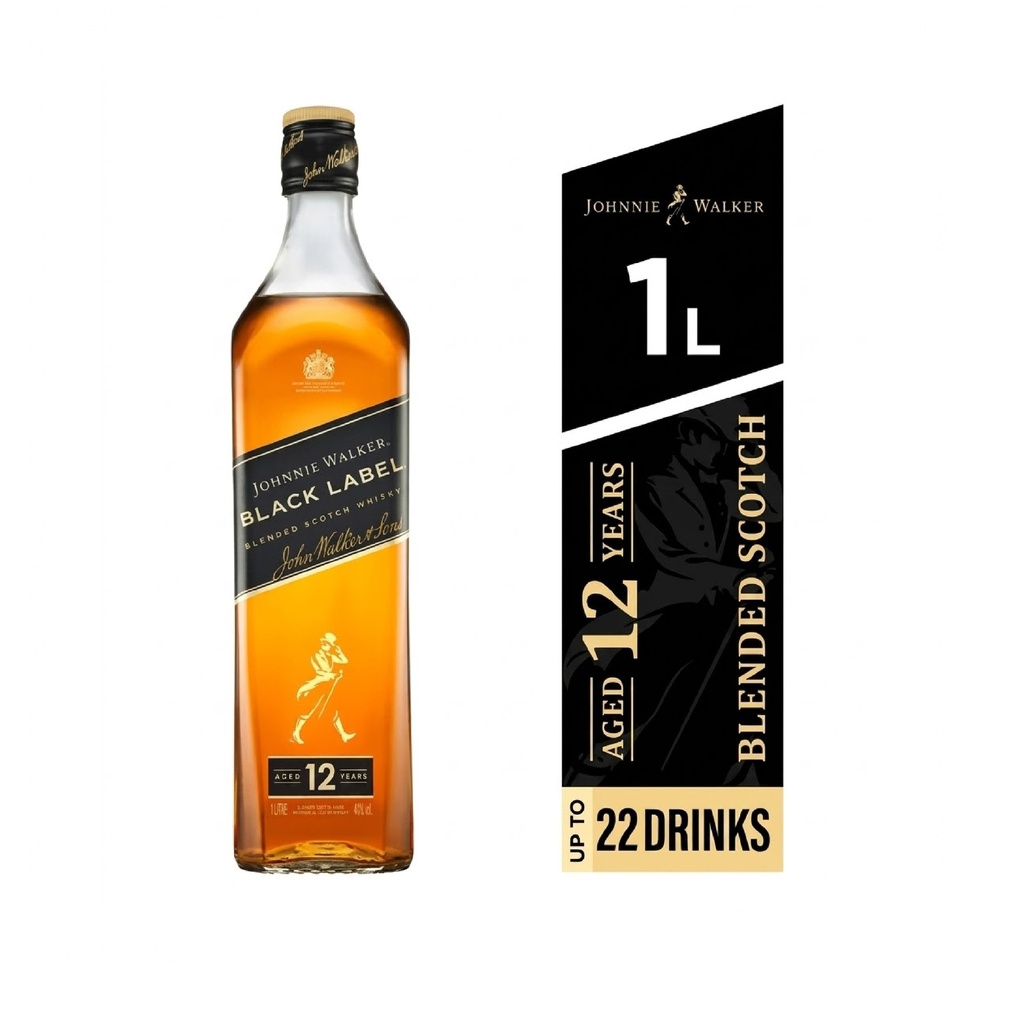 Whisky JW Black Label 1L