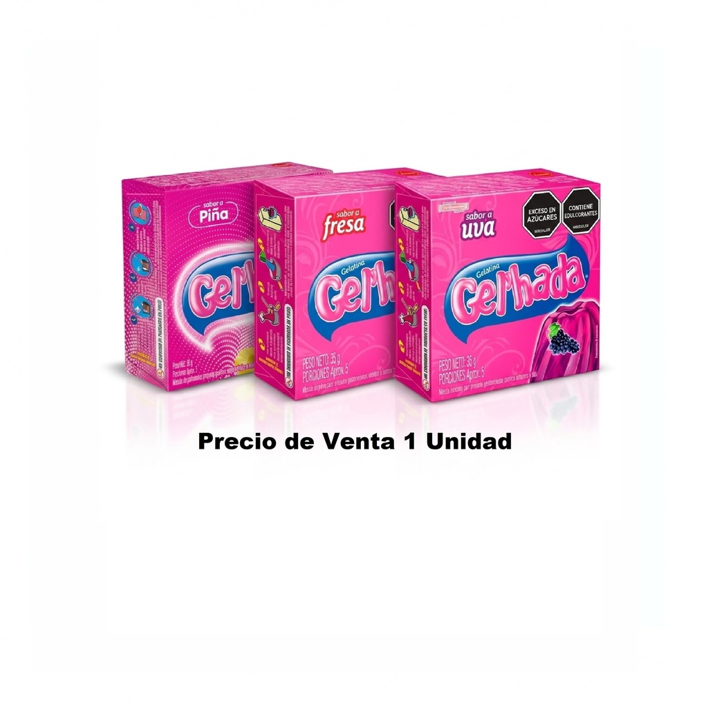 Gelatinas Gerhada 36g