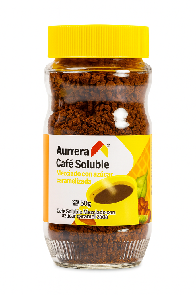 Cafe Soluble Aurrera Amarillo 50g