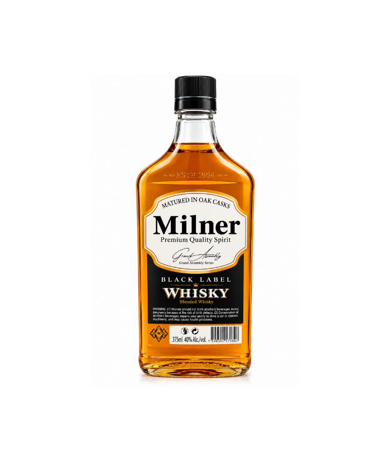 Whisky Milner Black Label 375ml