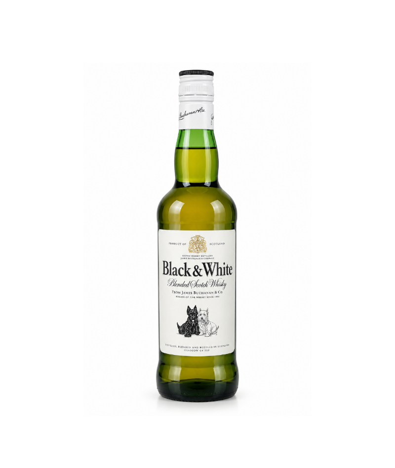 Whisky Black and White 
